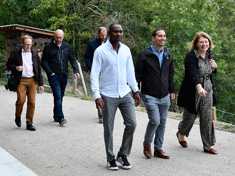 Inauguration du premier tronçon de la Promenade Nicolas Bouvier