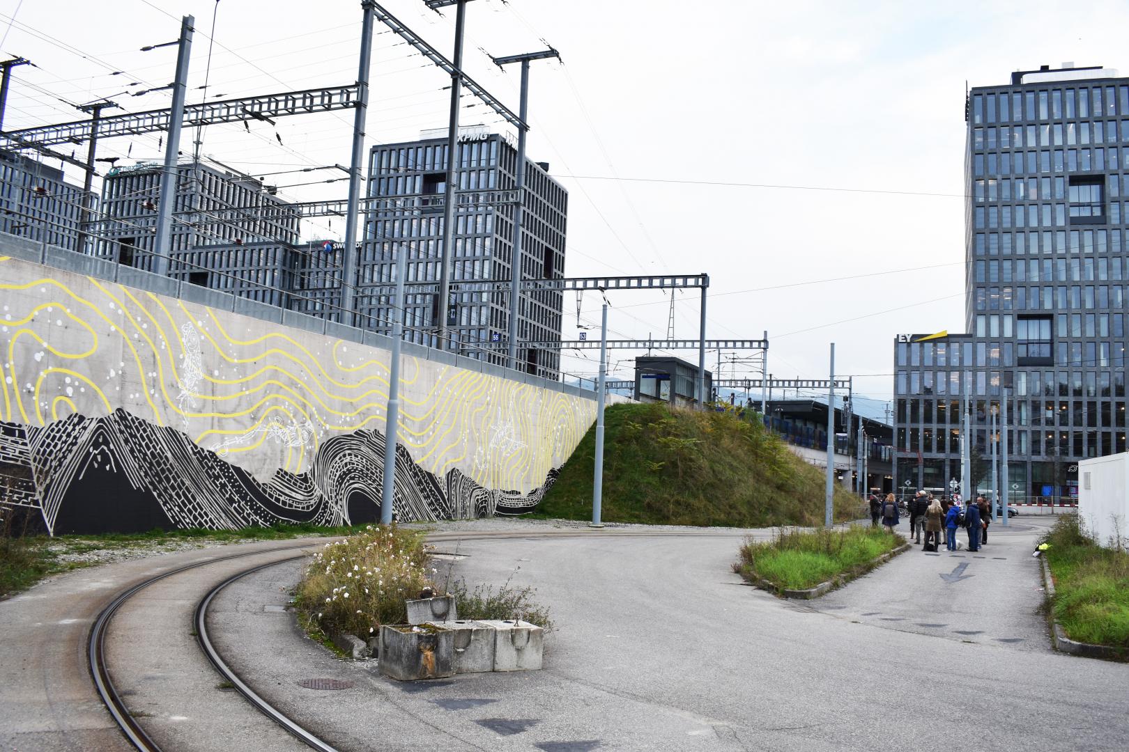 Inauguration de "Ligne de terre" en images