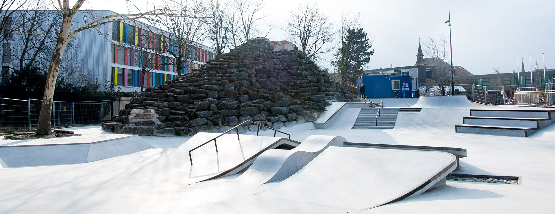 Parc Louis-Bertrand rénové et son « Skateplaza »