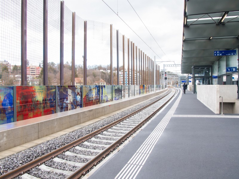 La gare Lancy-Pont-Rouge en images