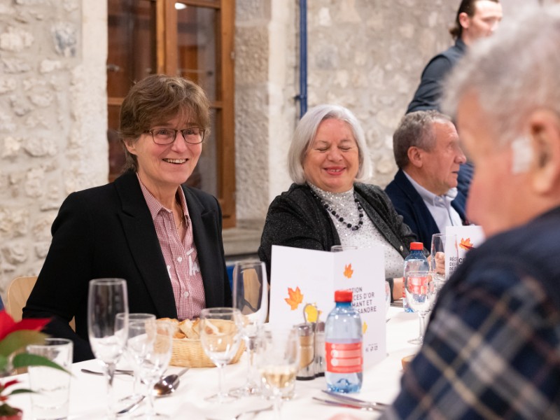 Réception des noces d'or, de diamant, de palissandre et de platine en images
