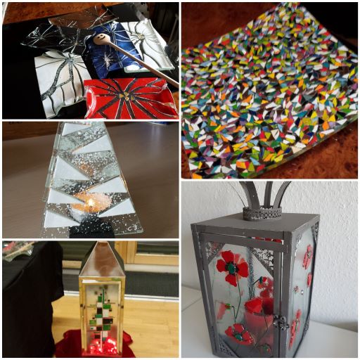 Fusing et gravure sur verre