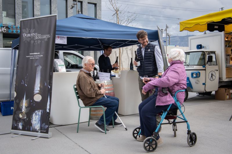 Inauguration du marché de Pont-Rouge 