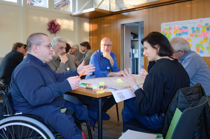 Séance de concertation du 4 avril 2023 pour l'élaboration du quartier Chapelle-Gui