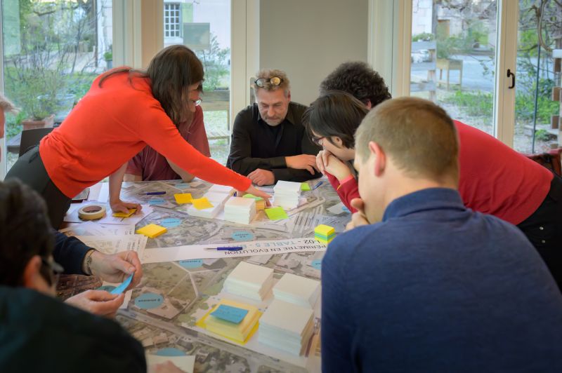 Séance de concertation du 4 avril 2023 pour l'élaboration du quartier Chapelle-Gui