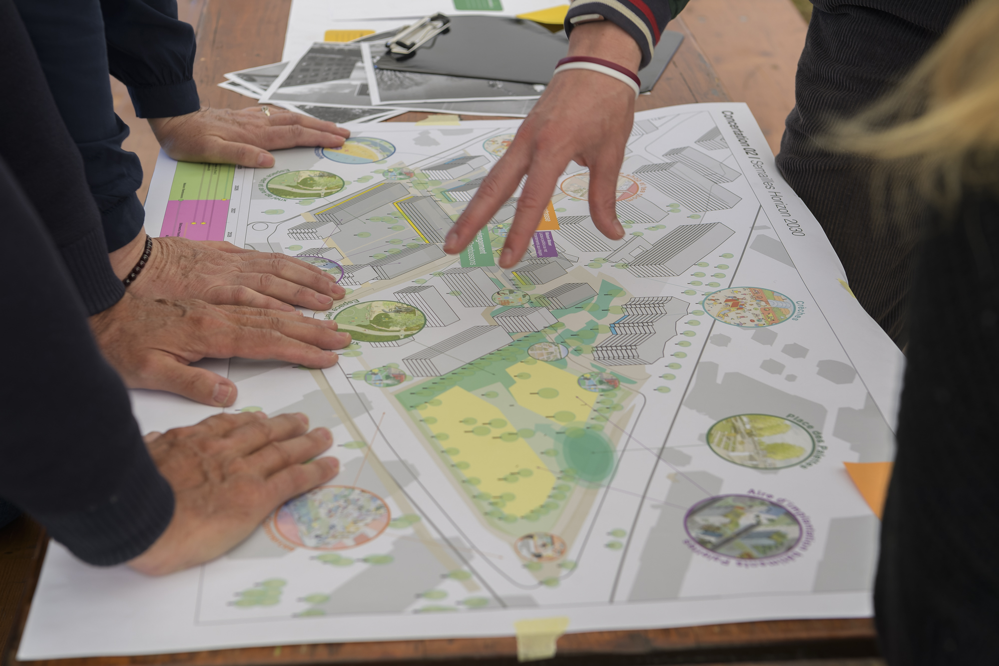 Démarche de concertation du quartier des Semailles en images