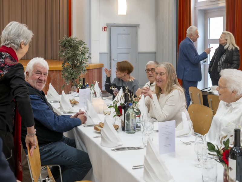 Réception des noces d'or, de diamant et de platine en images