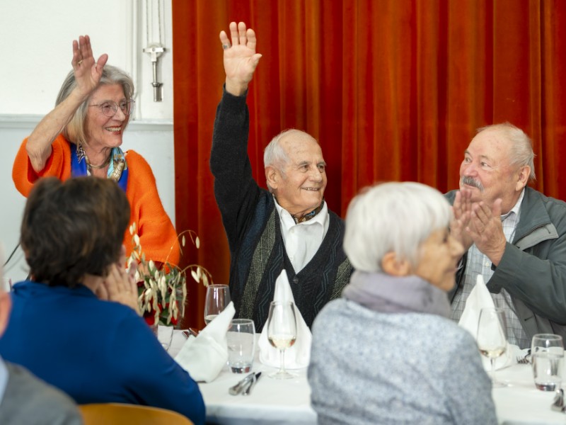 Réception des noces d'or, de diamant et de platine en images