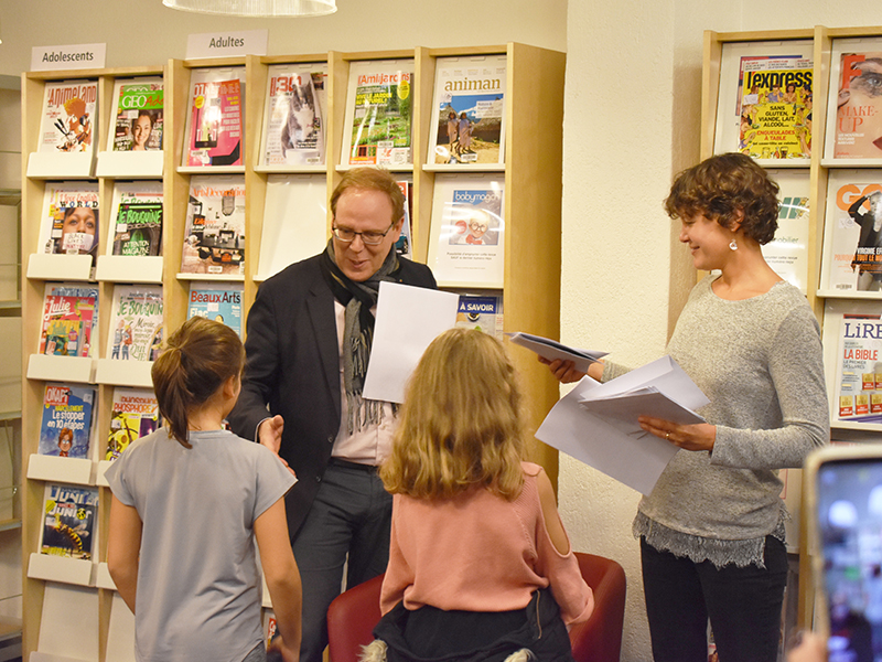 Remise des prix du Concours d'écriture 2018