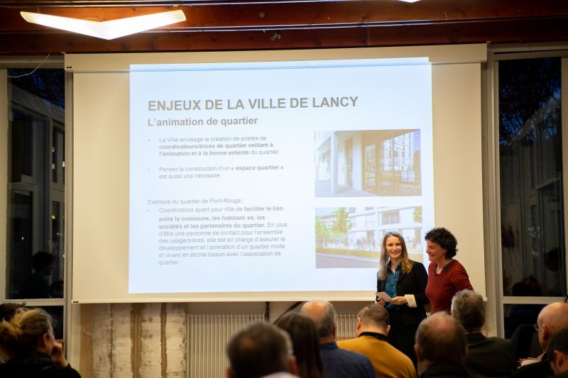 Séance de concertation pour l'élaboration du quartier de Chapelle-Gui