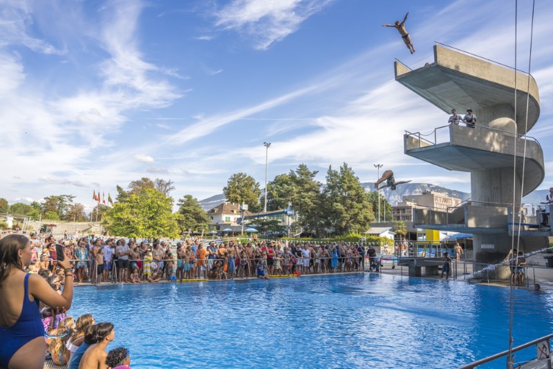 Lancy Cliff Diving en images