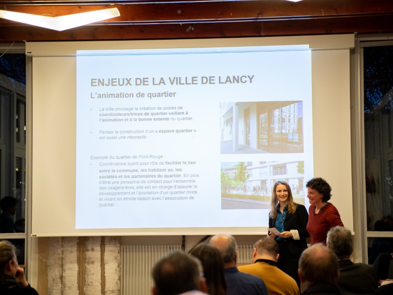 Séance de concertation pour l'élaboration du quartier Chapelle-Gui