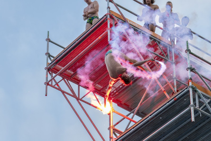 Lancy Cliff Diving en images