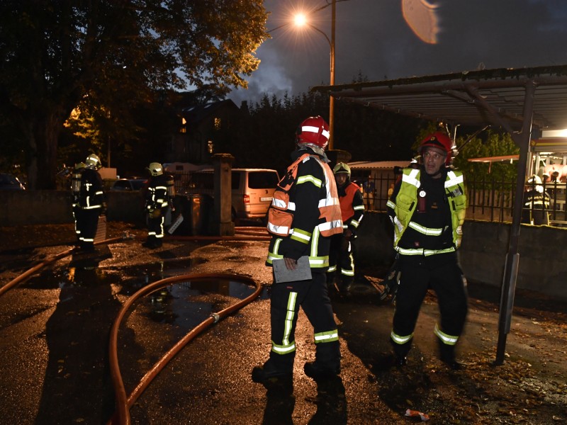 La compagnie des sapeurs-pompiers de la Ville de Lancy en images