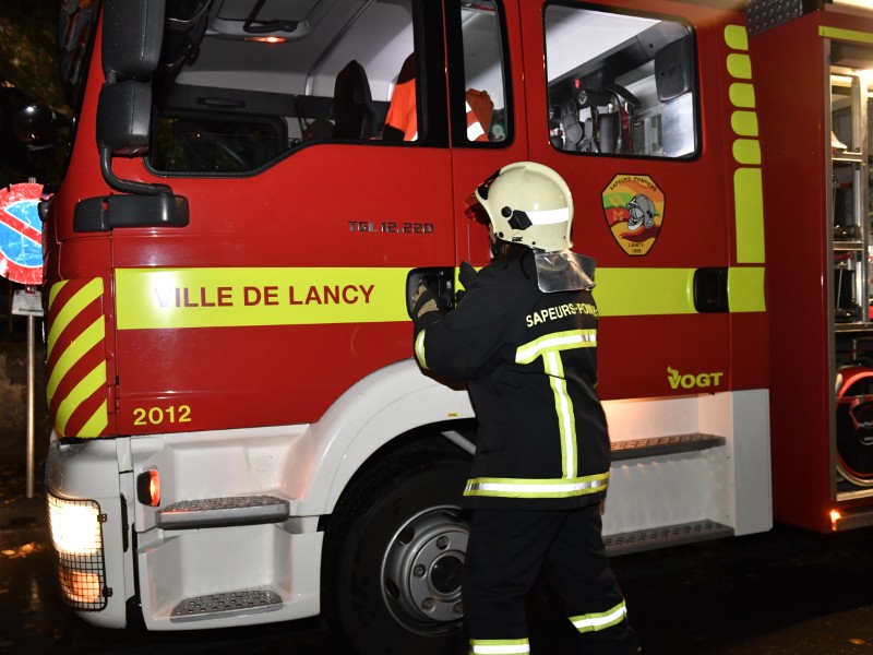 La compagnie des sapeurs-pompiers de la Ville de Lancy en images