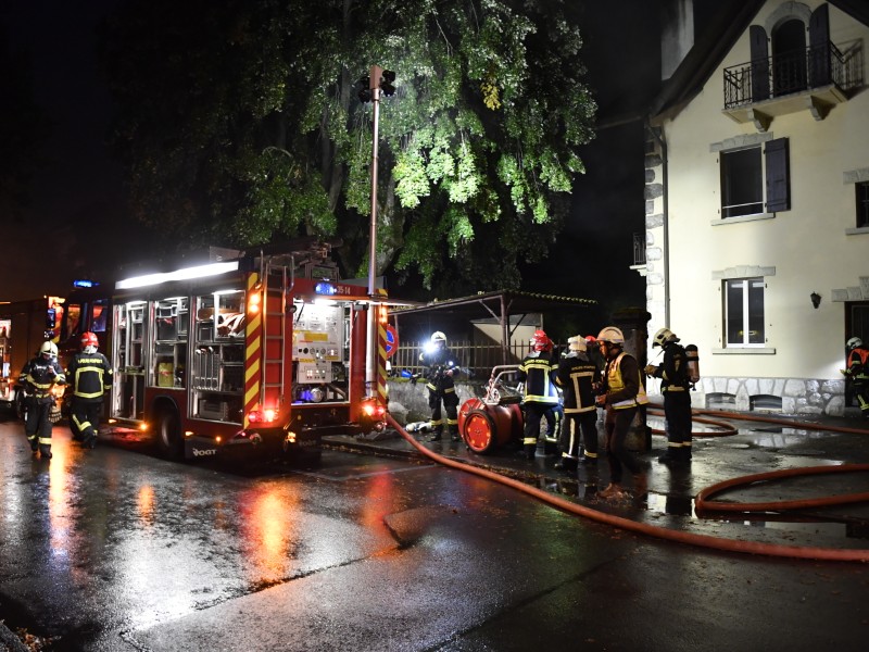 La compagnie des sapeurs-pompiers de la Ville de Lancy en images