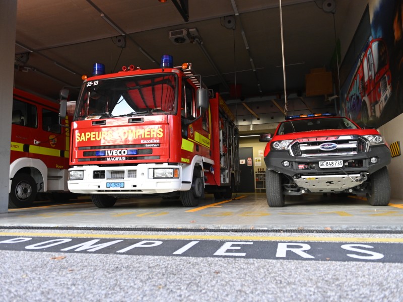 La compagnie des sapeurs-pompiers de la Ville de Lancy en images