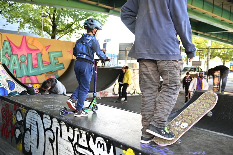 Le Streetpark de la Praille en images 