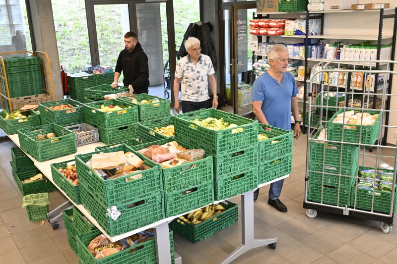 Epicerie solidaire en images