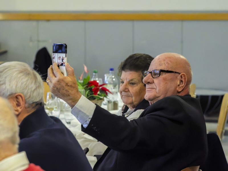 Réception des noces d'or, de diamant, de palissandre et de platine en images