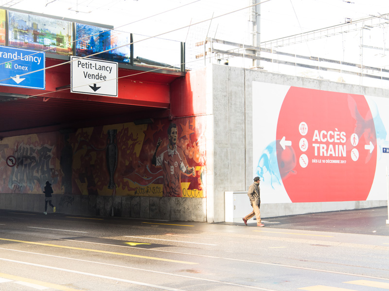 La gare Lancy-Pont-Rouge