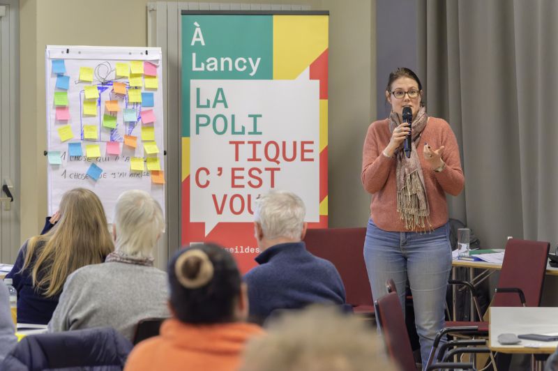 Conseils des habitant-es - table délibérative du 20 janvier 2024 en images