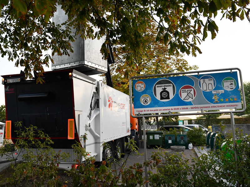 Photo: Alain Grosclaude La gestion des déchets à Lancy