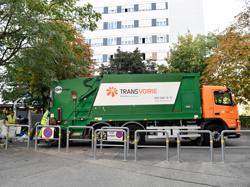 Photo: Alain Grosclaude La gestion des déchets à Lancy