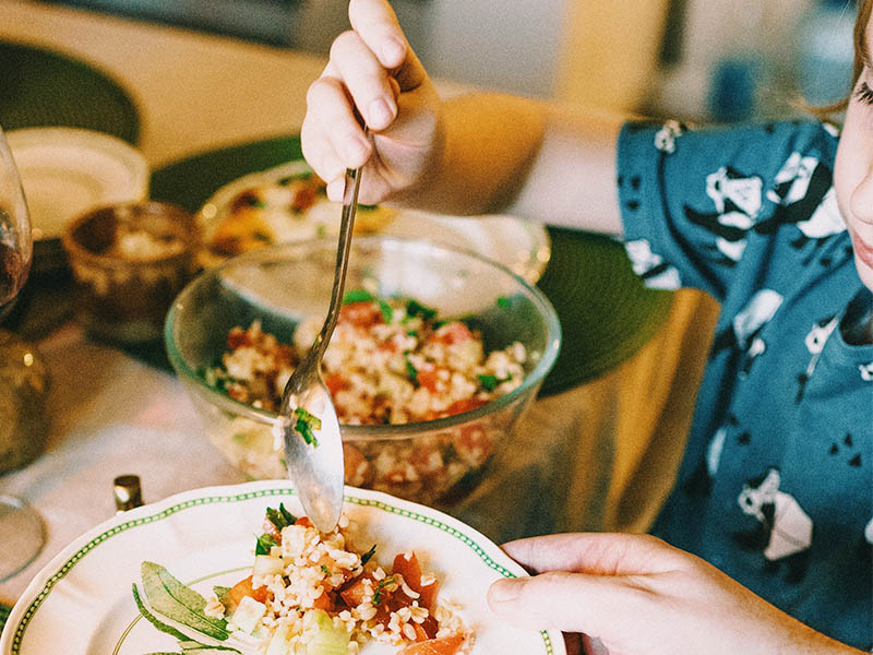 Une alimentation saine et équilibrée