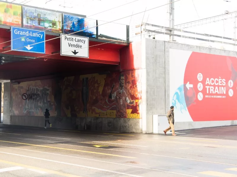 La gare Lancy-Pont-Rouge en images