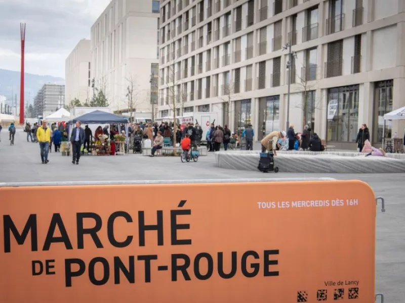 Inauguration du marché de Pont-Rouge 