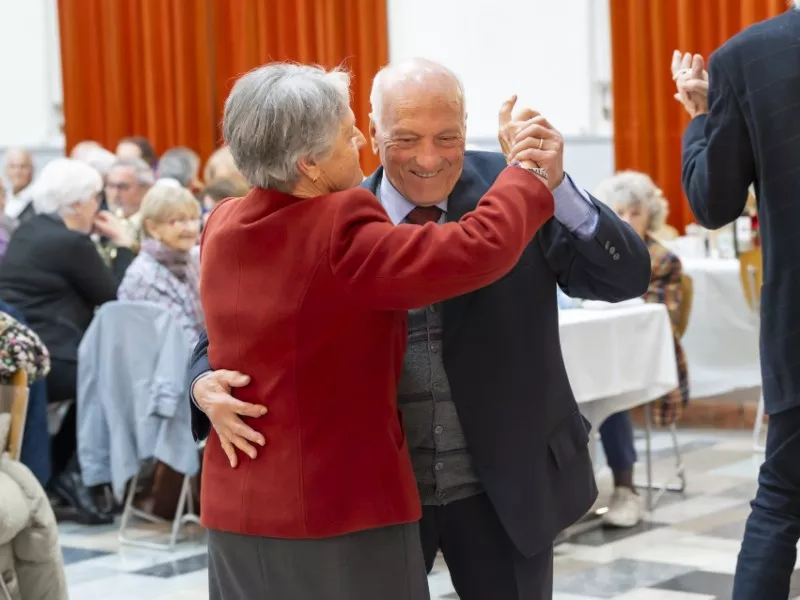 Réception des noces d'or, de diamant et de platine en images