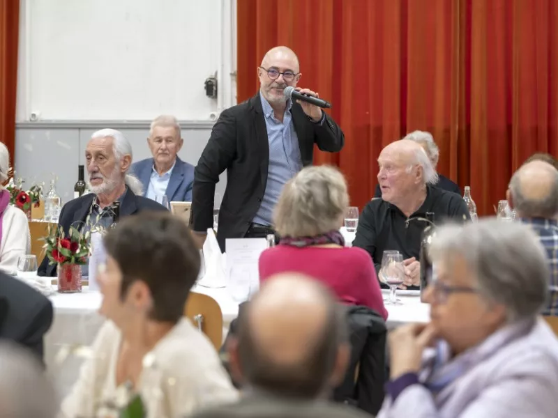 Réception des noces d'or, de diamant et de platine en images