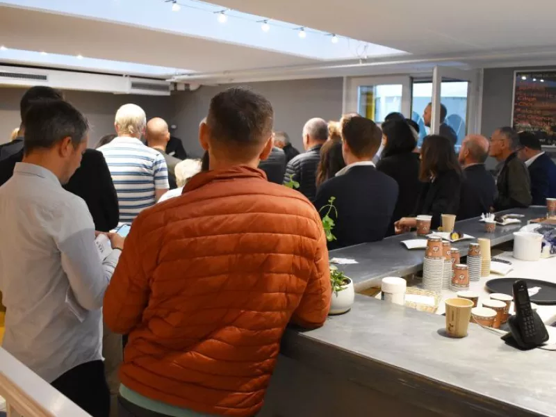 24e Petit-déjeuner des entreprises lancéennes en images: Croque Note, Fondation Trajets