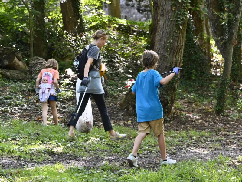 Nettoyage Vallon de l'Aire en images