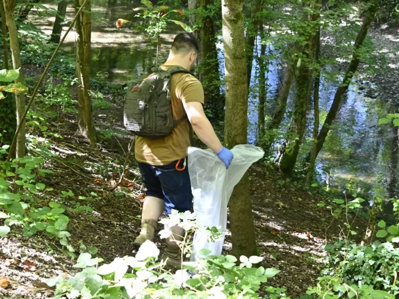 Nettoyage Vallon de l'Aire en images