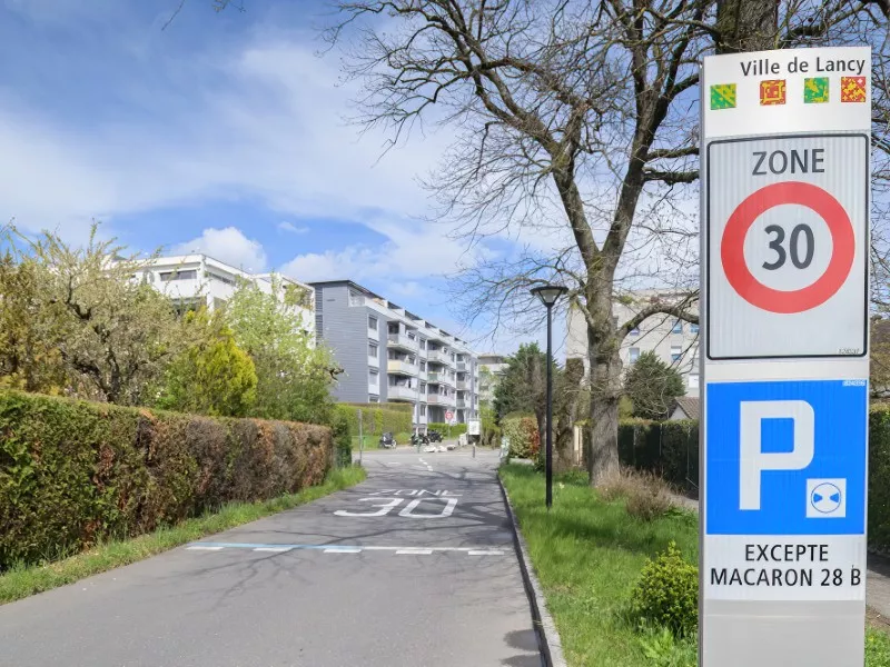 Les zones 30 à Lancy