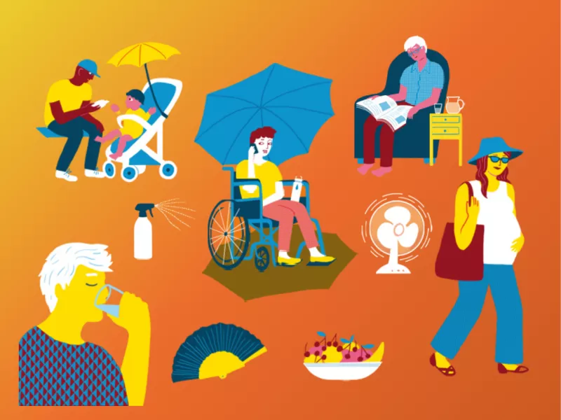 Canicule et fortes chaleurs, adoptez les bons gestes