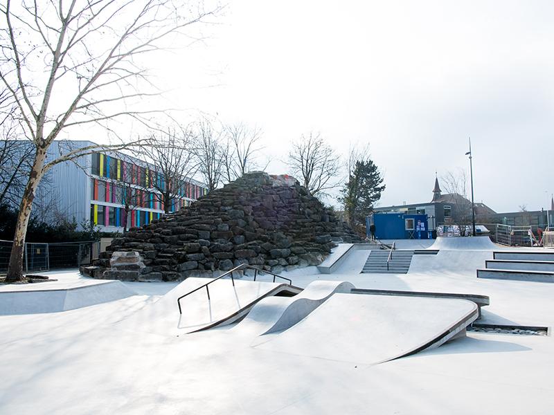 Parc Louis-Bertrand rénové et son « Skateplaza »
