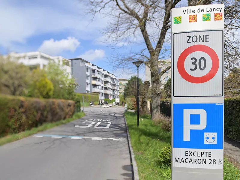 Les zones 30 à Lancy