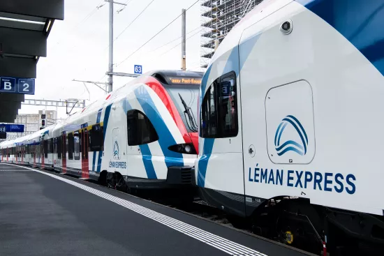 Gares Léman Express à Lancy