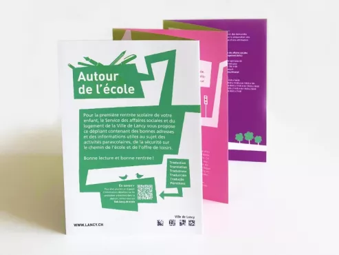 Dépliant "Autour de l'école"