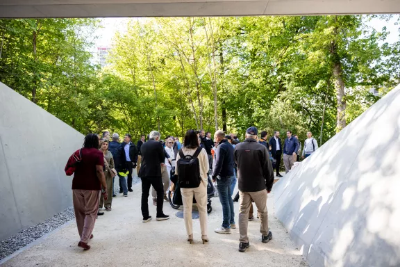 Inauguration du passage inférieur du Grand-Lancy