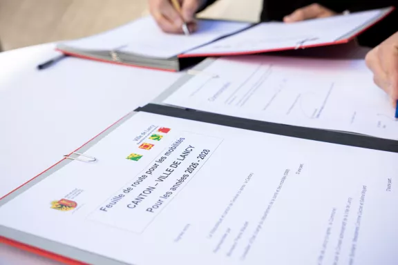 Inauguration du passage inférieur du Grand-Lancy