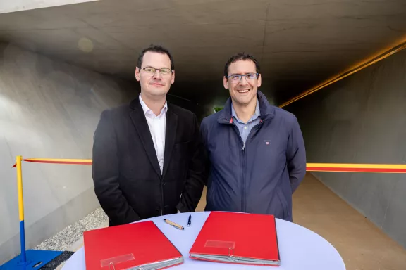 Inauguration du passage inférieur du Grand-Lancy