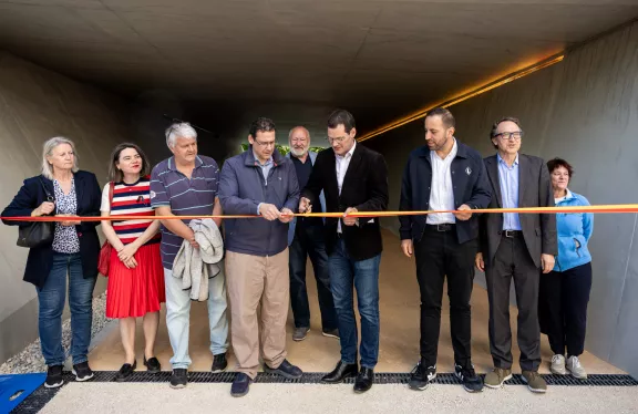 Inauguration du passage inférieur du Grand-Lancy