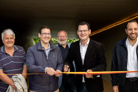 Inauguration du passage inférieur du Grand-Lancy