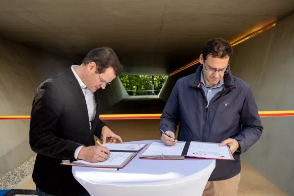 Inauguration du passage inférieur du Grand-Lancy